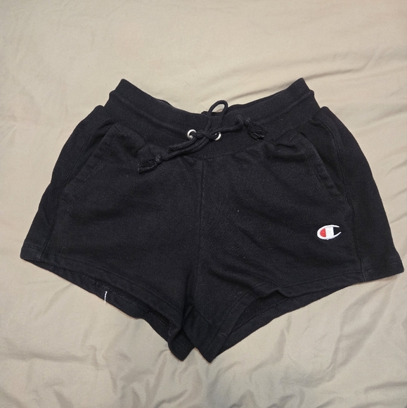 Champion Pants - Champion Women's Black Shorts with Pockets
